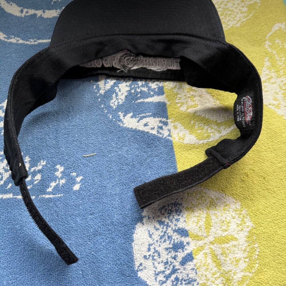 Hog’s Breath Saloon Black Sun Visor Key West, Florida - Velcro strap-back - Picture 4 of 6